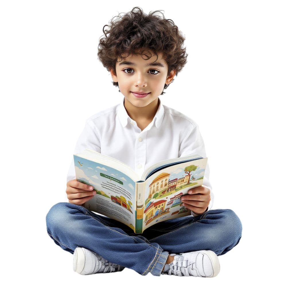 A student reading, one of many stories behind the numbers