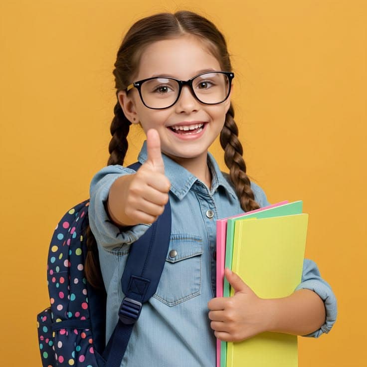 A young scientist ready to explore